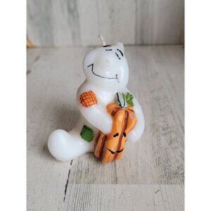 Vintage ghost candle Halloween wax home decor figure unique pumpkin